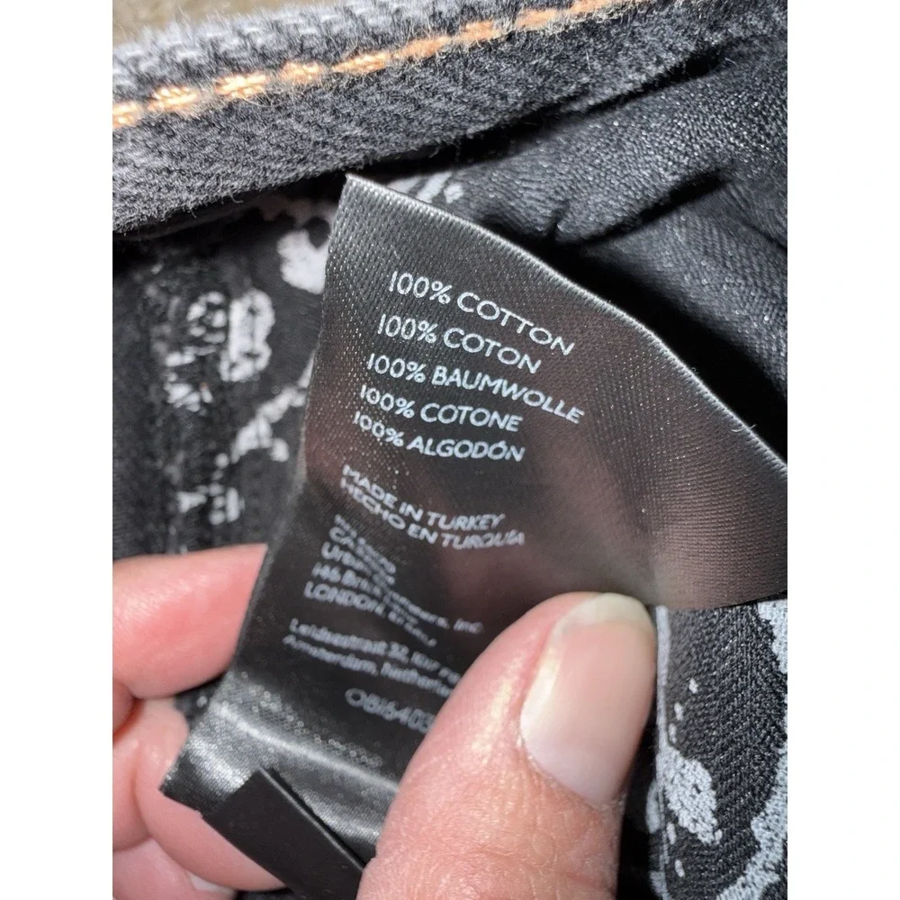 Free People We The Free‎ Curvy Siren Low Rise Straight Jean Size 31 Black